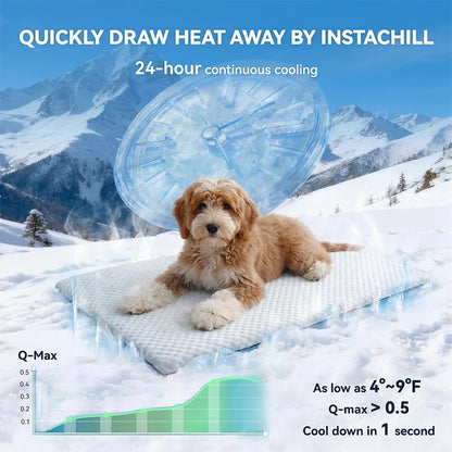 Premium Dog Cooling Mat – Summer Self-Cooling Pet Pad for Dogs & Cats