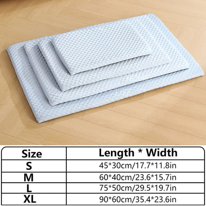 Premium Dog Cooling Mat – Summer Self-Cooling Pet Pad for Dogs & Cats